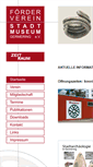 Mobile Screenshot of museumsverein-germering.de